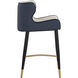 Gianni 37 inch Dillon Cream / Dillon Thunder Counter Stool